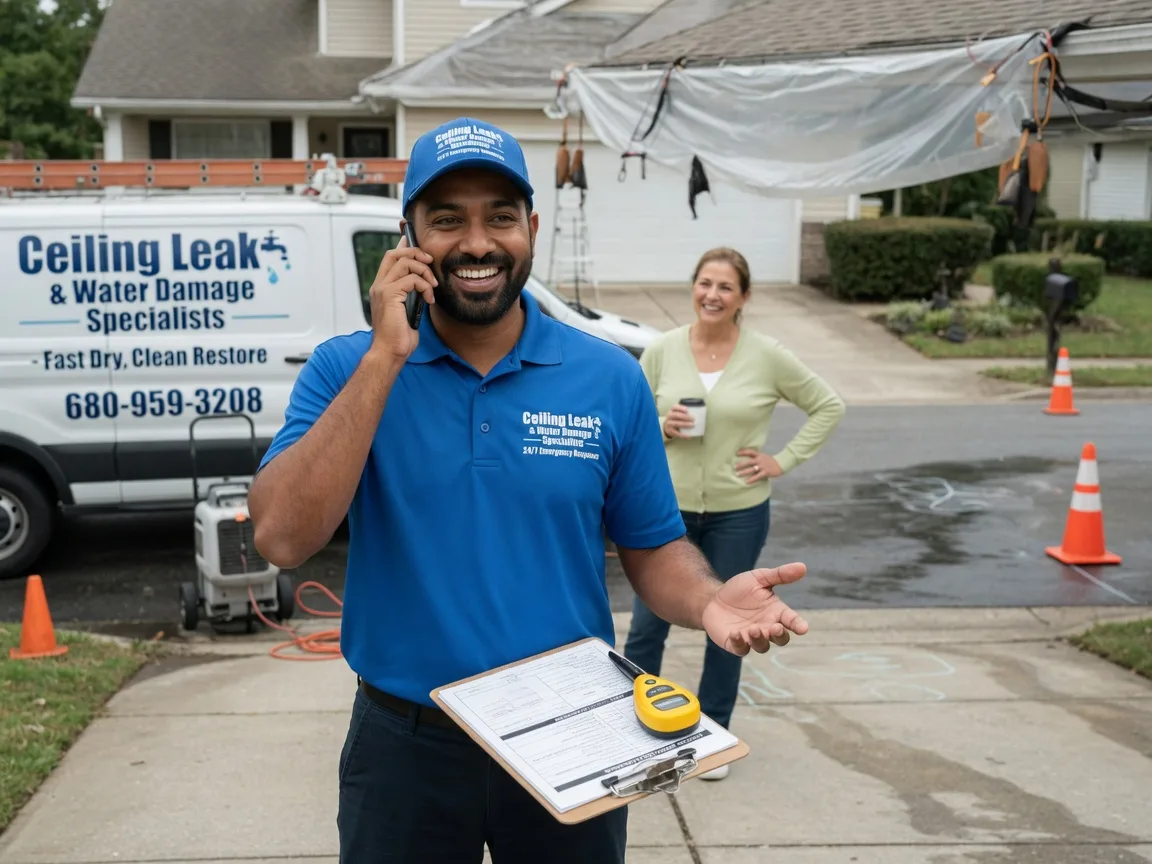 Ceiling Leak Cleanup Sweet Springs, MO FAQs